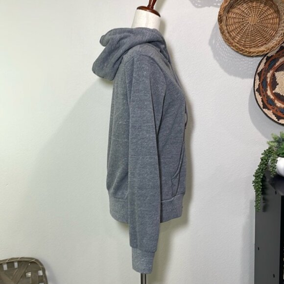 Aviator Nation Rainbow Embroidery Zip Hoodie Gray/Grey USA Unisex Size Small - Picture 4 of 11